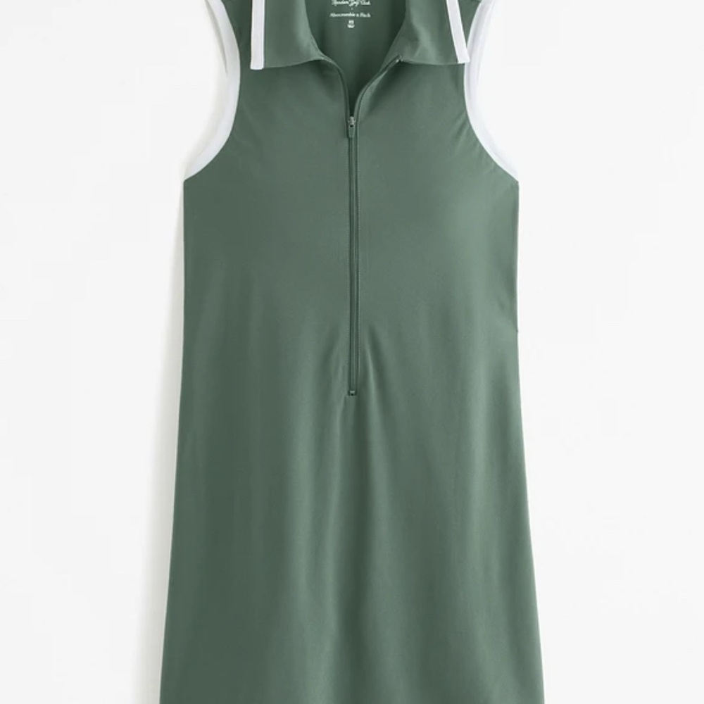Abercrombie & Fitch Green Sleeveless Golf Dress